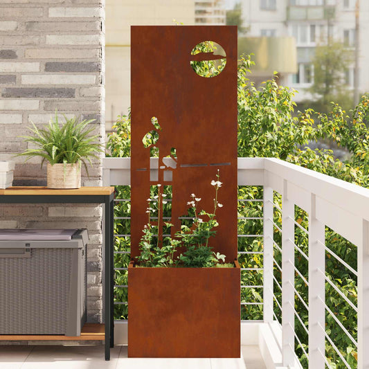 vidaXL Οθόνη Ιδιωτικότητας Κήπου Σκ rusty 50 x 140 cm