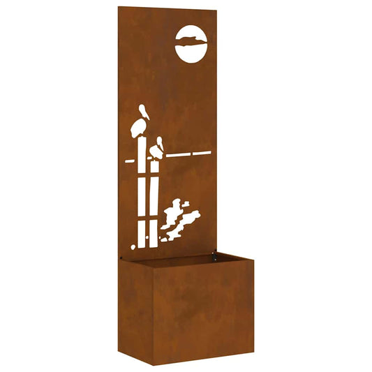 vidaXL Οθόνη Ιδιωτικότητας Κήπου Σκ rusty 50 x 140 cm