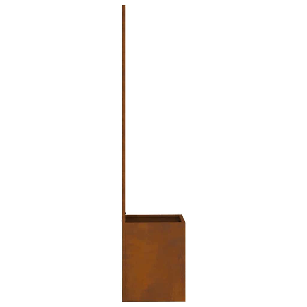 vidaXL Οθόνη Ιδιωτικότητας Κήπου Floral Σκ rusty 50 x 140 cm
