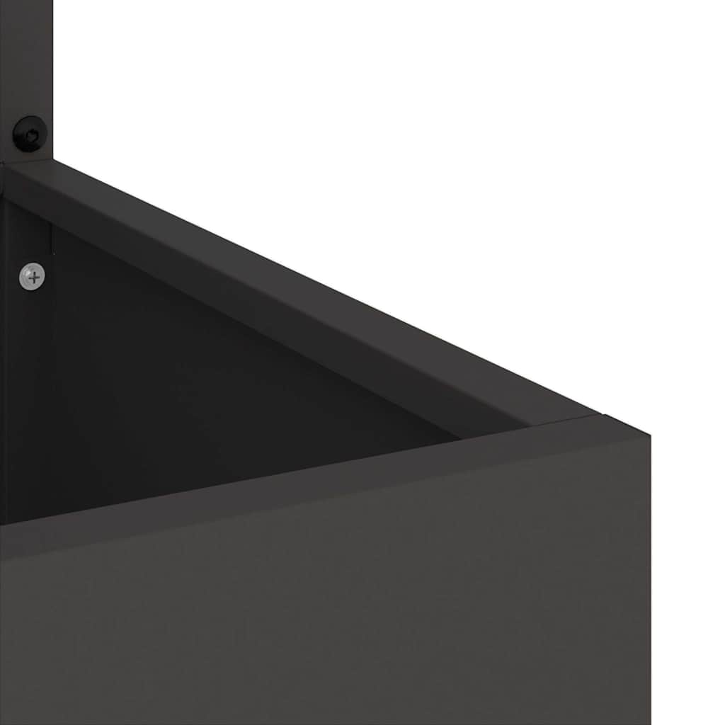 vidaXL Οθόνη Ιδιωτικότητας Κήπου Animal Print Μαύρο 50 x 140 cm