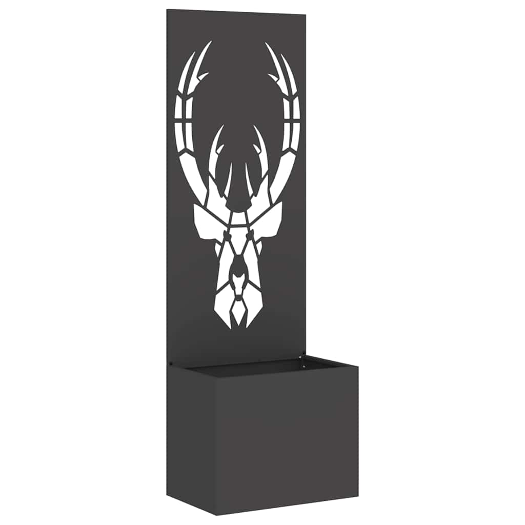 vidaXL Οθόνη Ιδιωτικότητας Κήπου Animal Print Μαύρο 50 x 140 cm