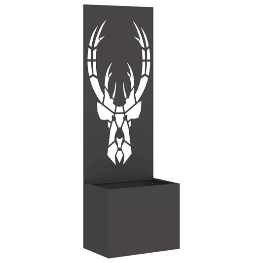 vidaXL Οθόνη Ιδιωτικότητας Κήπου Animal Print Μαύρο 50 x 140 cm