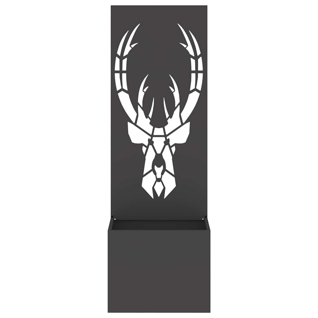 vidaXL Οθόνη Ιδιωτικότητας Κήπου Animal Print Μαύρο 50 x 140 cm