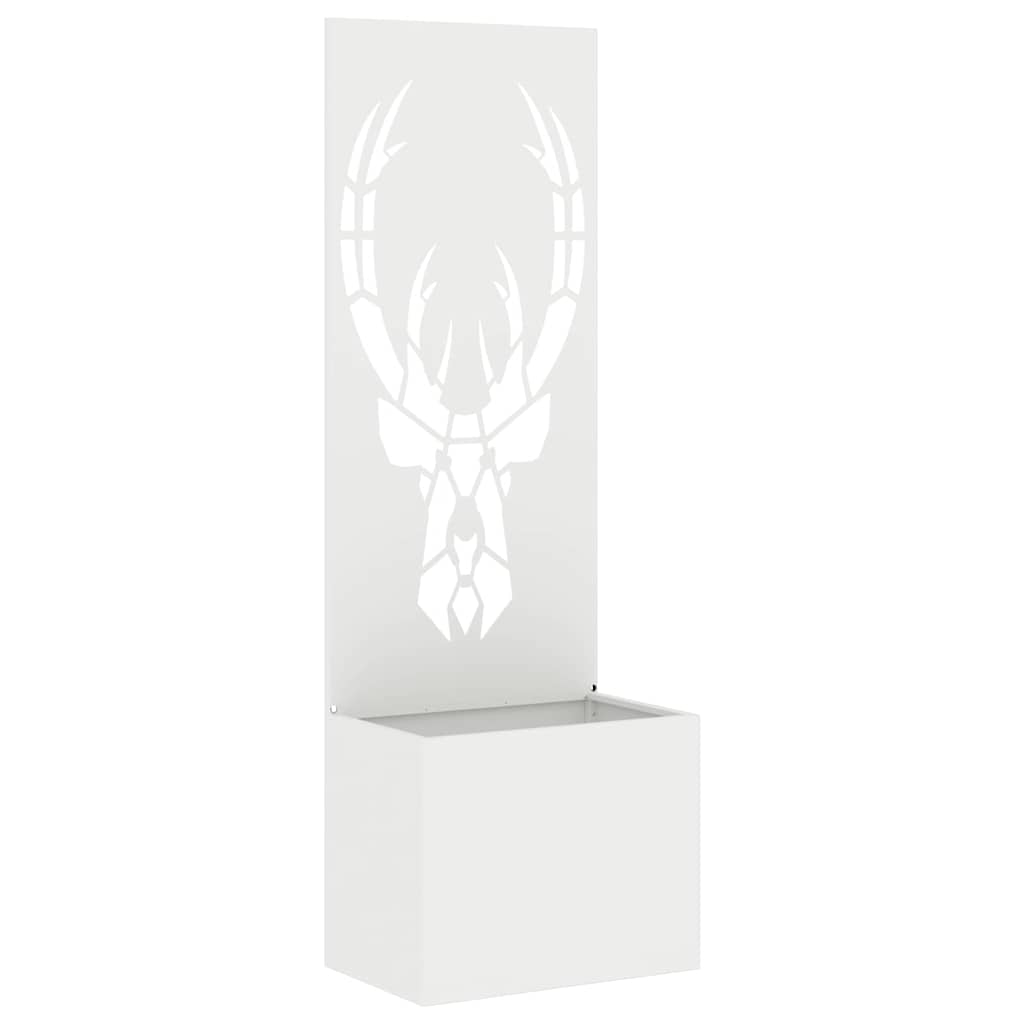 vidaXL Οθόνη Ιδιωτικότητας Κήπου Animal Print Λευκό 50 x 140 cm