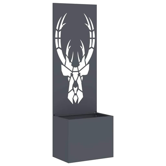 vidaXL Οθόνη Ιδιωτικότητας Κήπου Animal Print Ανθρακί 50 x 140 cm