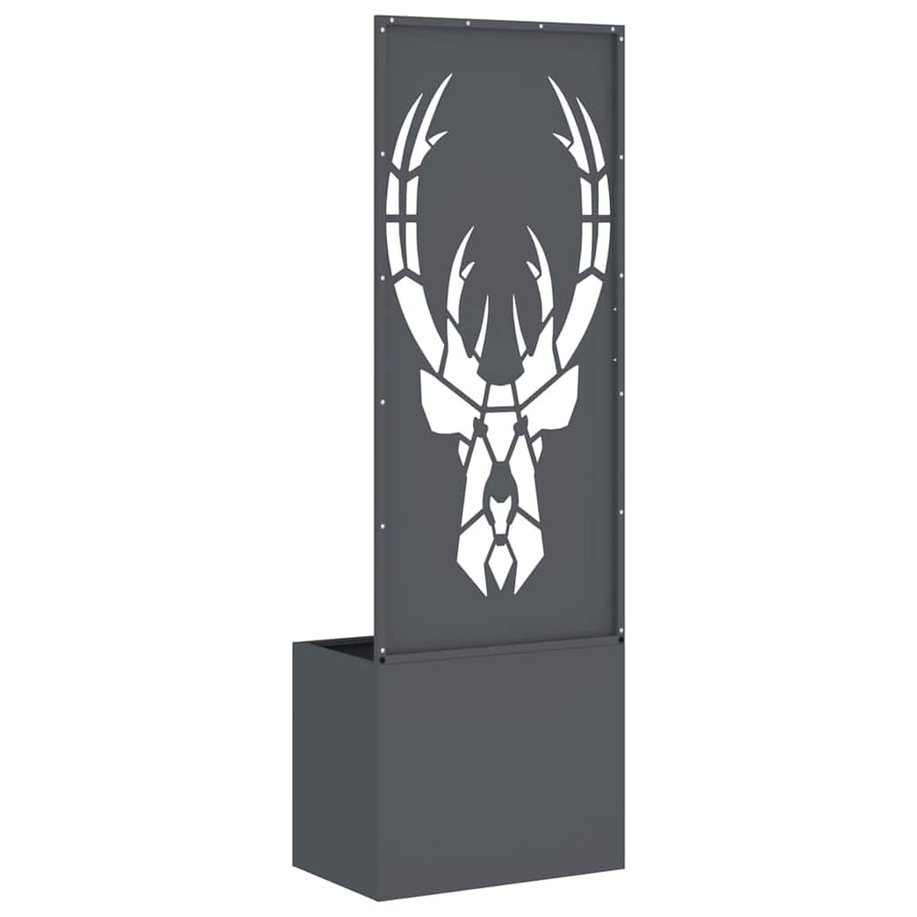 vidaXL Οθόνη Ιδιωτικότητας Κήπου Animal Print Ανθρακί 50 x 140 cm