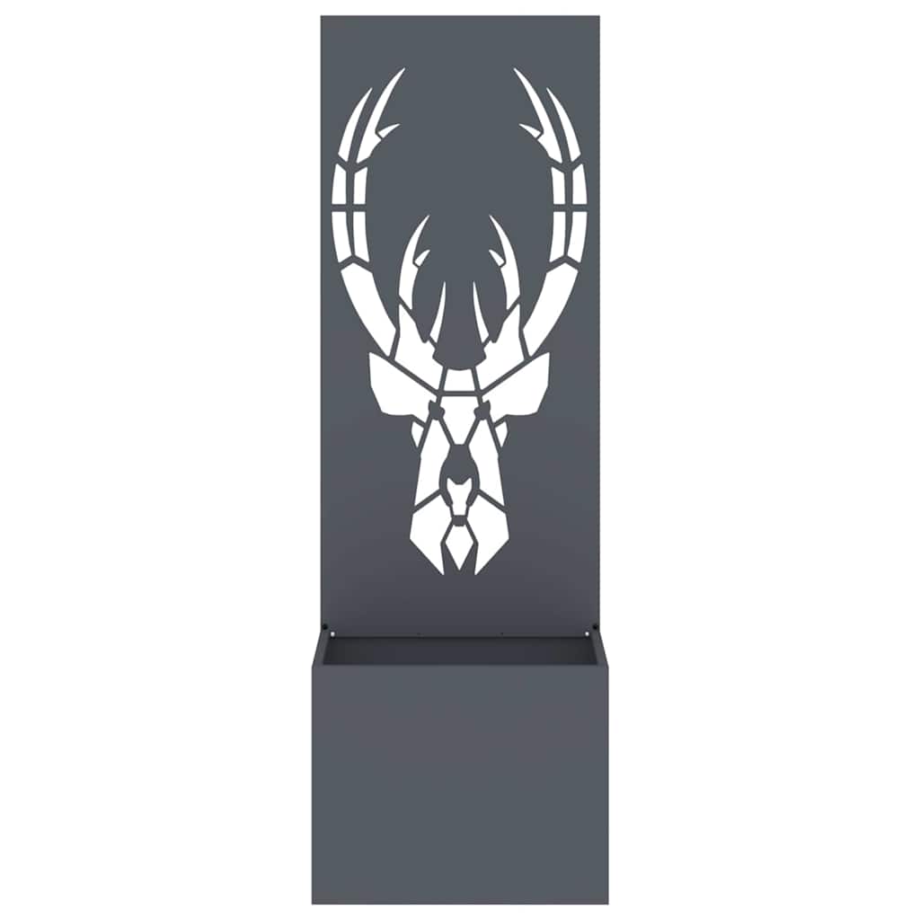 vidaXL Οθόνη Ιδιωτικότητας Κήπου Animal Print Ανθρακί 50 x 140 cm