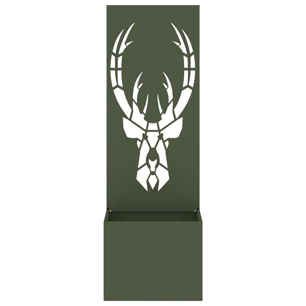 vidaXL Οθόνη Ιδιωτικότητας Κήπου Animal Print Λαδί 50 x 140 cm