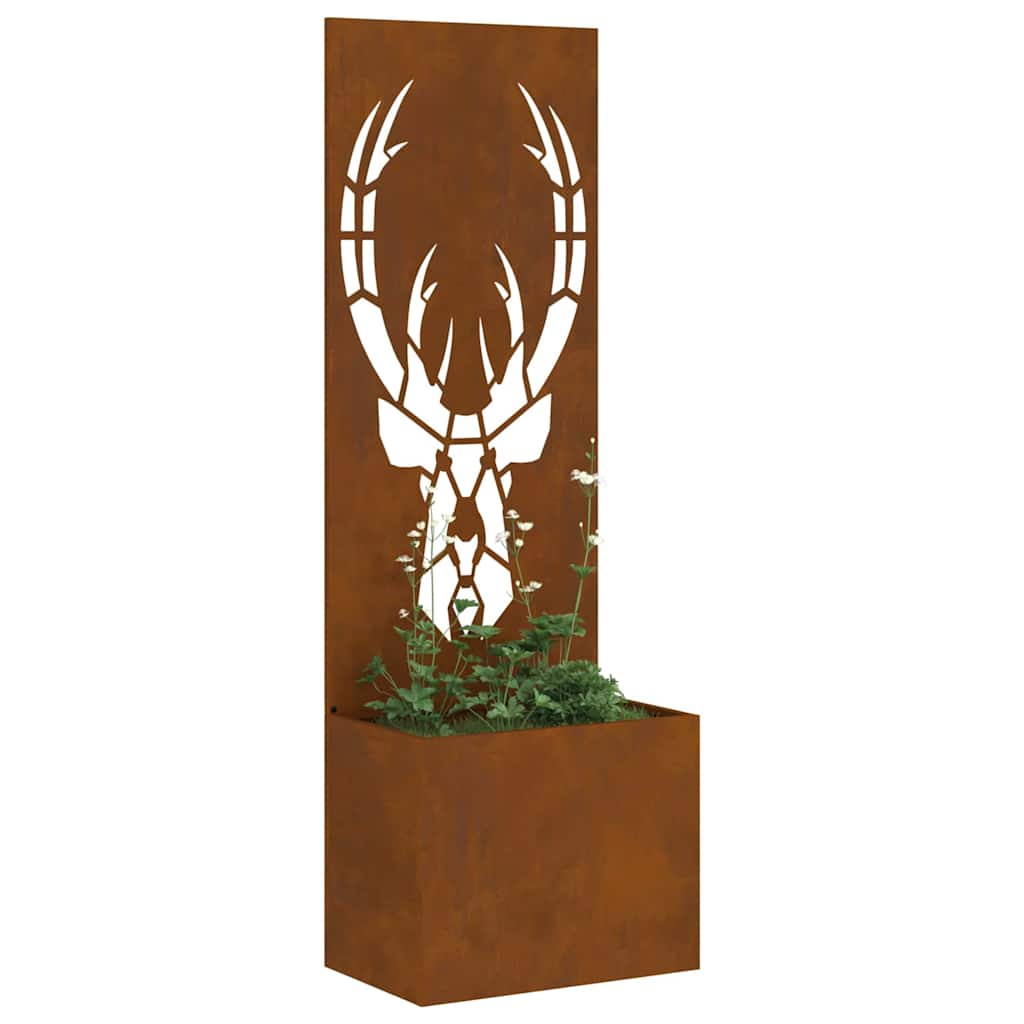 vidaXL Οθόνη Ιδιωτικότητας Κήπου Animal Print Σκ rusty 50 x 140 cm