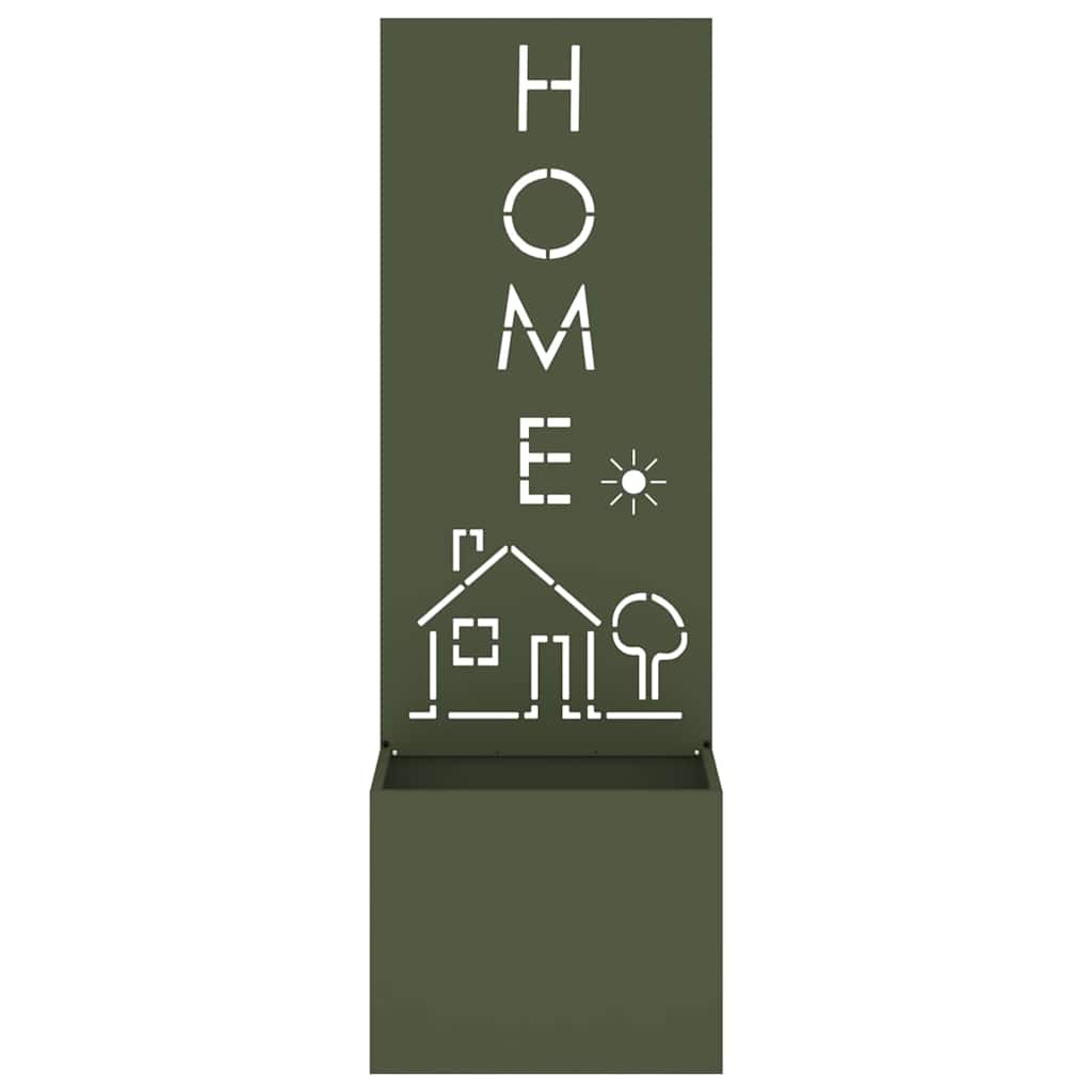 vidaXL Οθόνη Ιδιωτικότητας Κήπου Μαιανδρικό σχέδιο Λαδί 50 x 140 cm