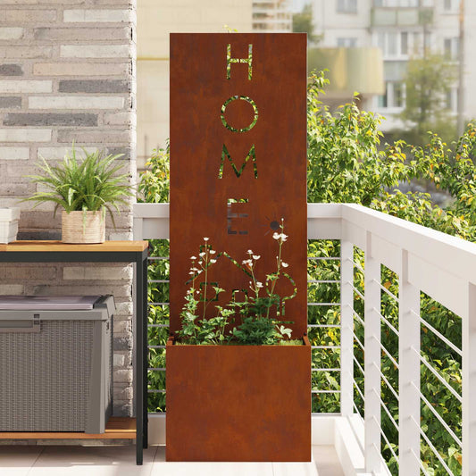 vidaXL Οθόνη Ιδιωτικότητας Κήπου Σκ rusty 50 x 140 cm