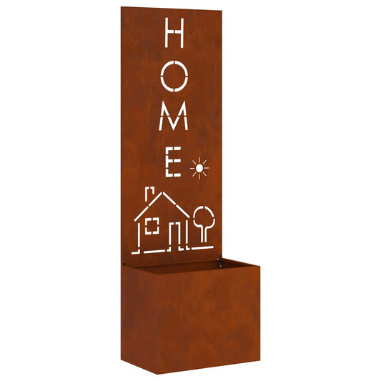 vidaXL Οθόνη Ιδιωτικότητας Κήπου Σκ rusty 50 x 140 cm