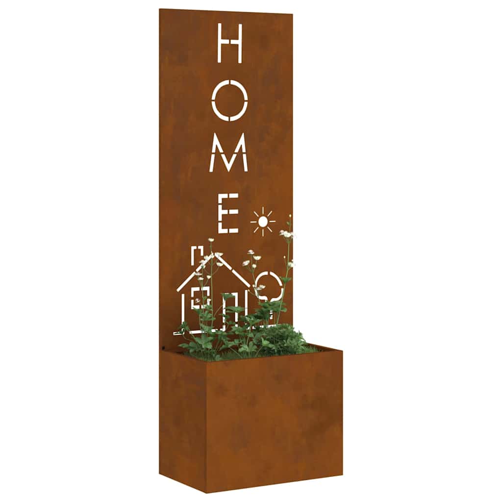 vidaXL Οθόνη Ιδιωτικότητας Κήπου Σκ rusty 50 x 140 cm