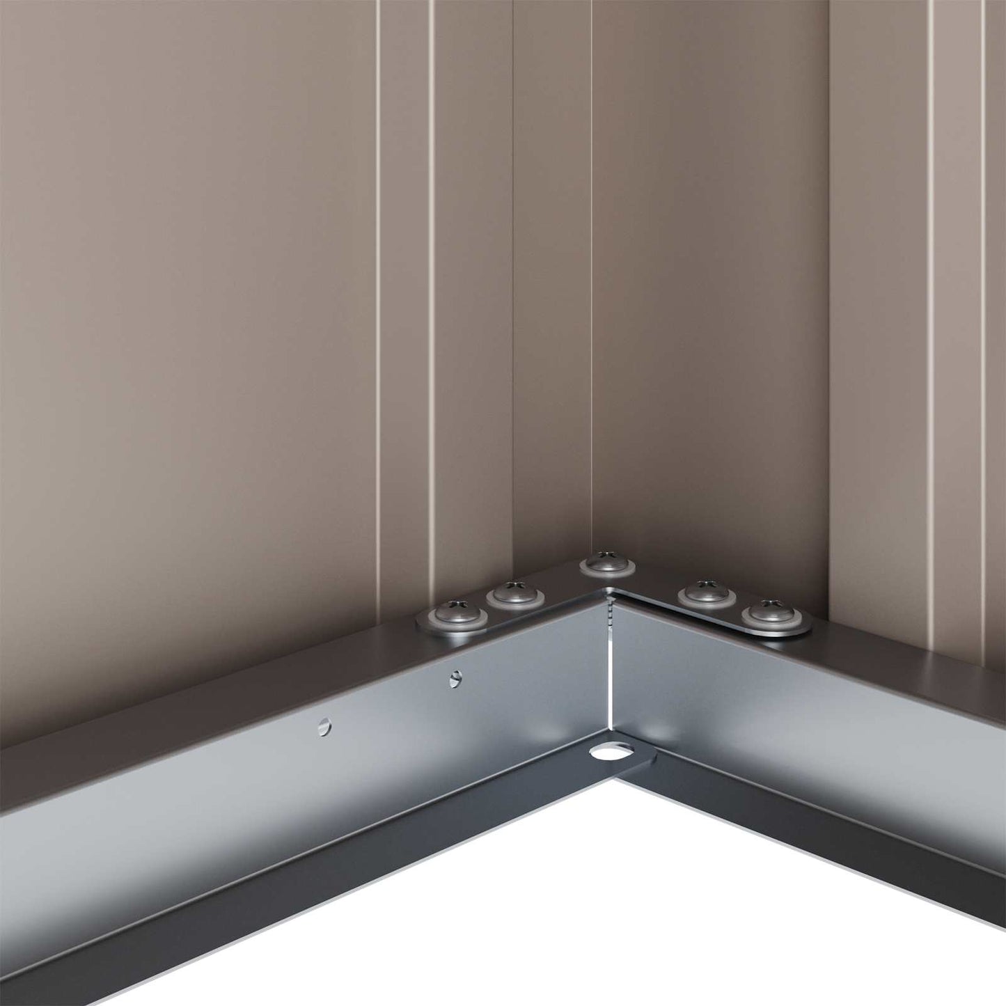 vidaXL Κουτί αποθήκευσης κήπου Μαύρο 101 x 82 x 50 εκ Ατσάλι