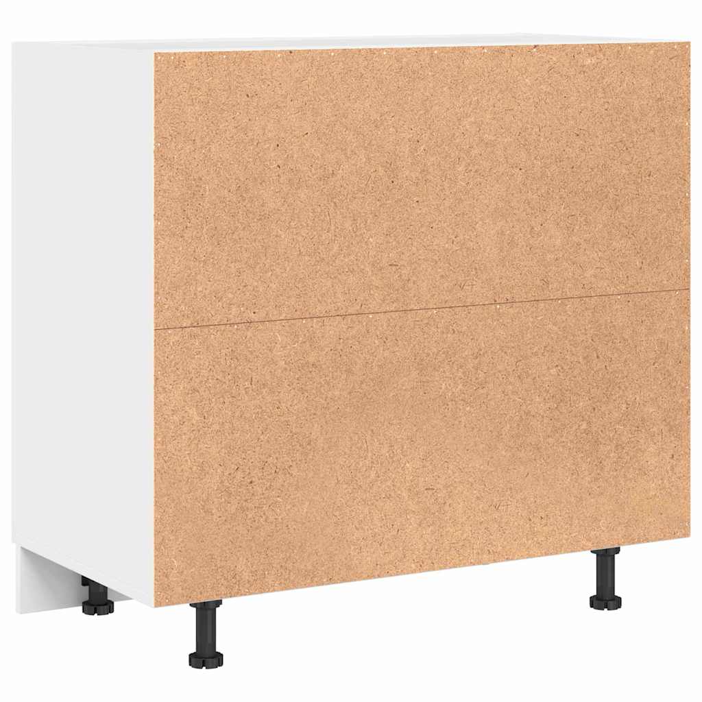 vidaXL Κουζίνα Γωνιακό Βασικό Ντουλάπι με αποθήκευση Riga Μαύρη δρυς