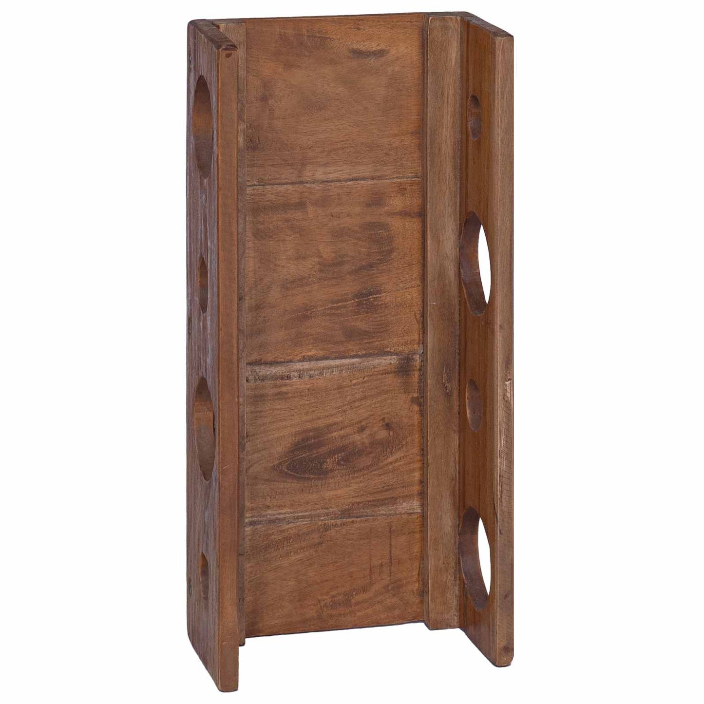 vidaXL Ράφι Καφέ 24 x 13 x 54 εκ Στερεό ξύλο Μαόνι