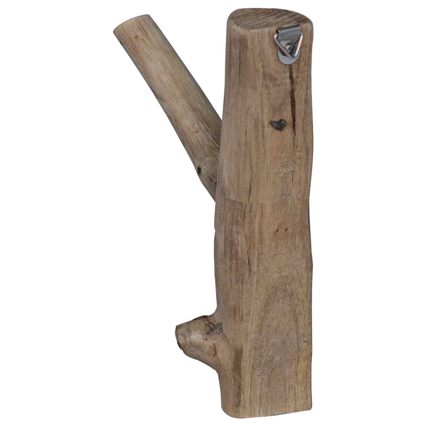 vidaXL Γάντζος Καφέ 4 x 4 x 14 εκ. Στερεό Ανακτηθέν Ξύλο