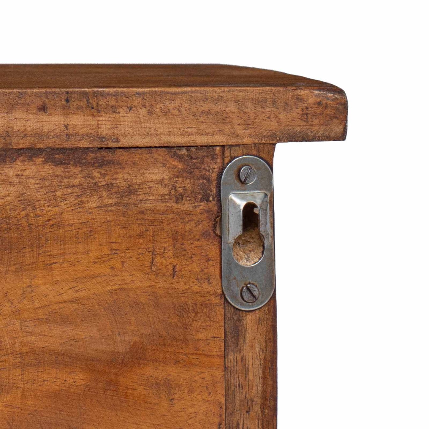 vidaXL Κρεμάστρα Καφέ 70 x 11 x 27 εκ. Στερεό ξύλο Μαόνι