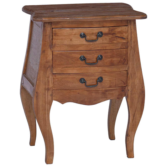 vidaXL Θήκη Αποθήκευσης 48 x 35 x 64 εκ. Στερεό ξύλο Μαόνι