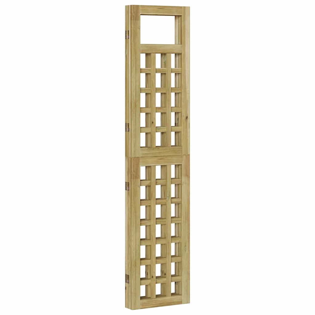 vidaXL Οθόνη Ιδιωτικότητας Μέλι Καφέ 121 x 180 cm Στερεό ξύλο πεύκου