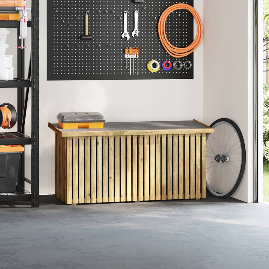 vidaXL Κουτί Αποθήκευσης 119x44x58.5 εκ Επεξεργασμένο Ξύλο Πεύκου