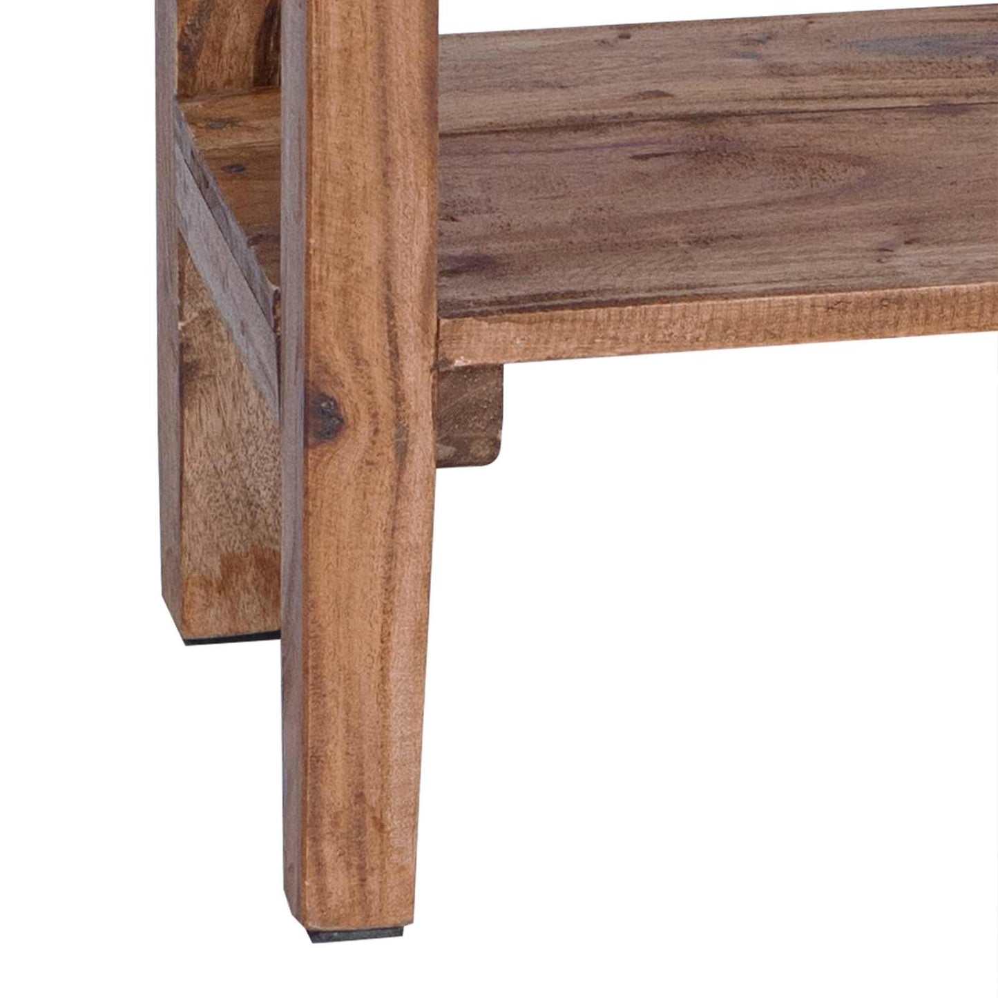 vidaXL Βάση φυτών με συρτάρι Καφέ 34 x 25 x 52 εκ. Ξύλο Μαόνι