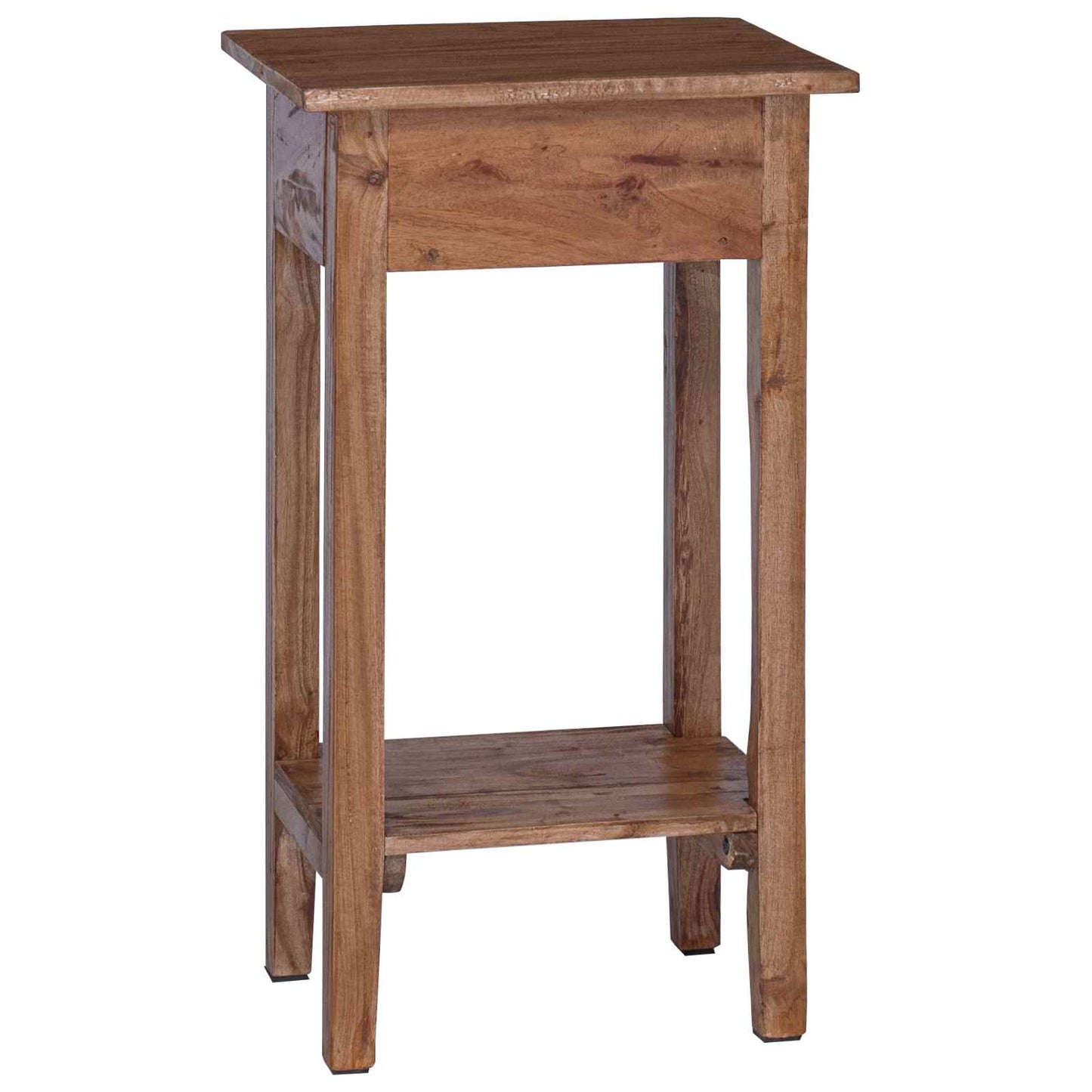 vidaXL Βάση φυτών με συρτάρι Καφέ 34 x 25 x 52 εκ. Ξύλο Μαόνι