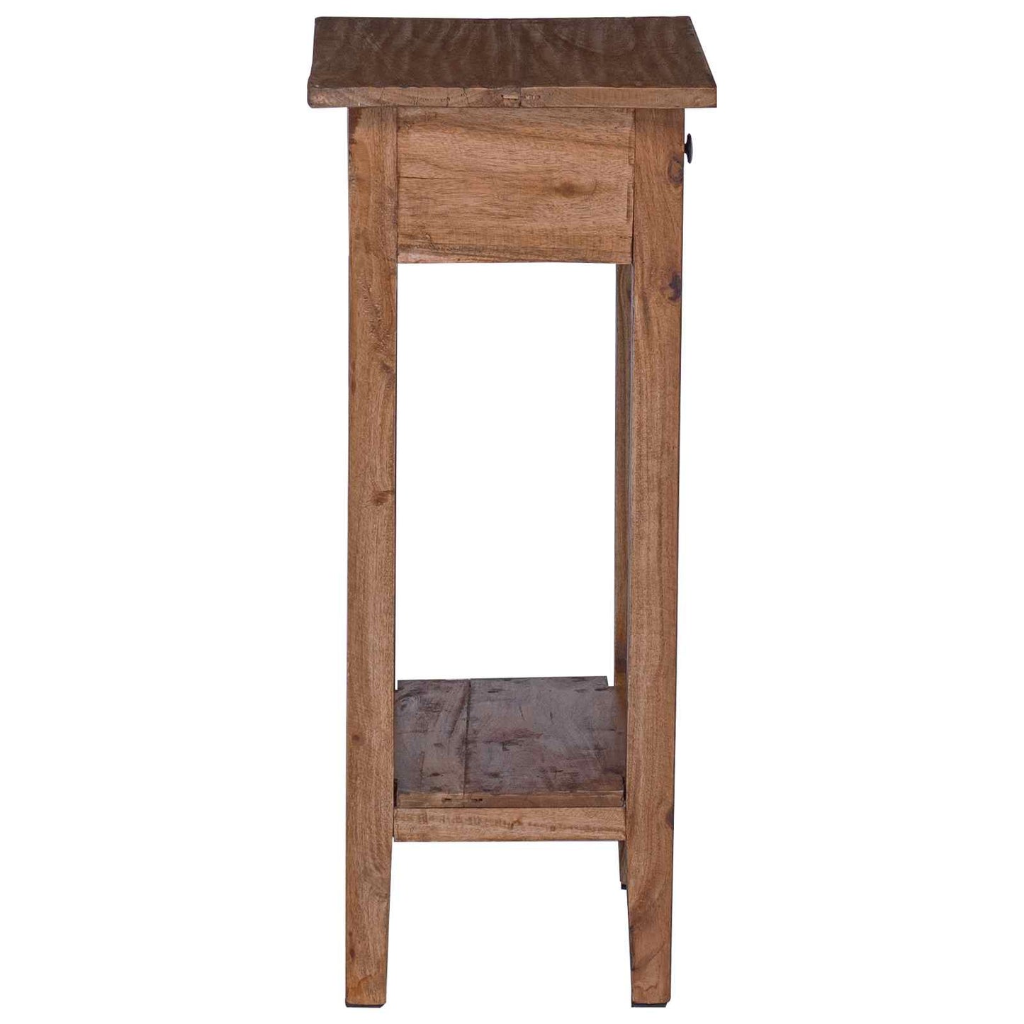 vidaXL Βάση φυτών με συρτάρι Καφέ 34 x 25 x 52 εκ. Ξύλο Μαόνι