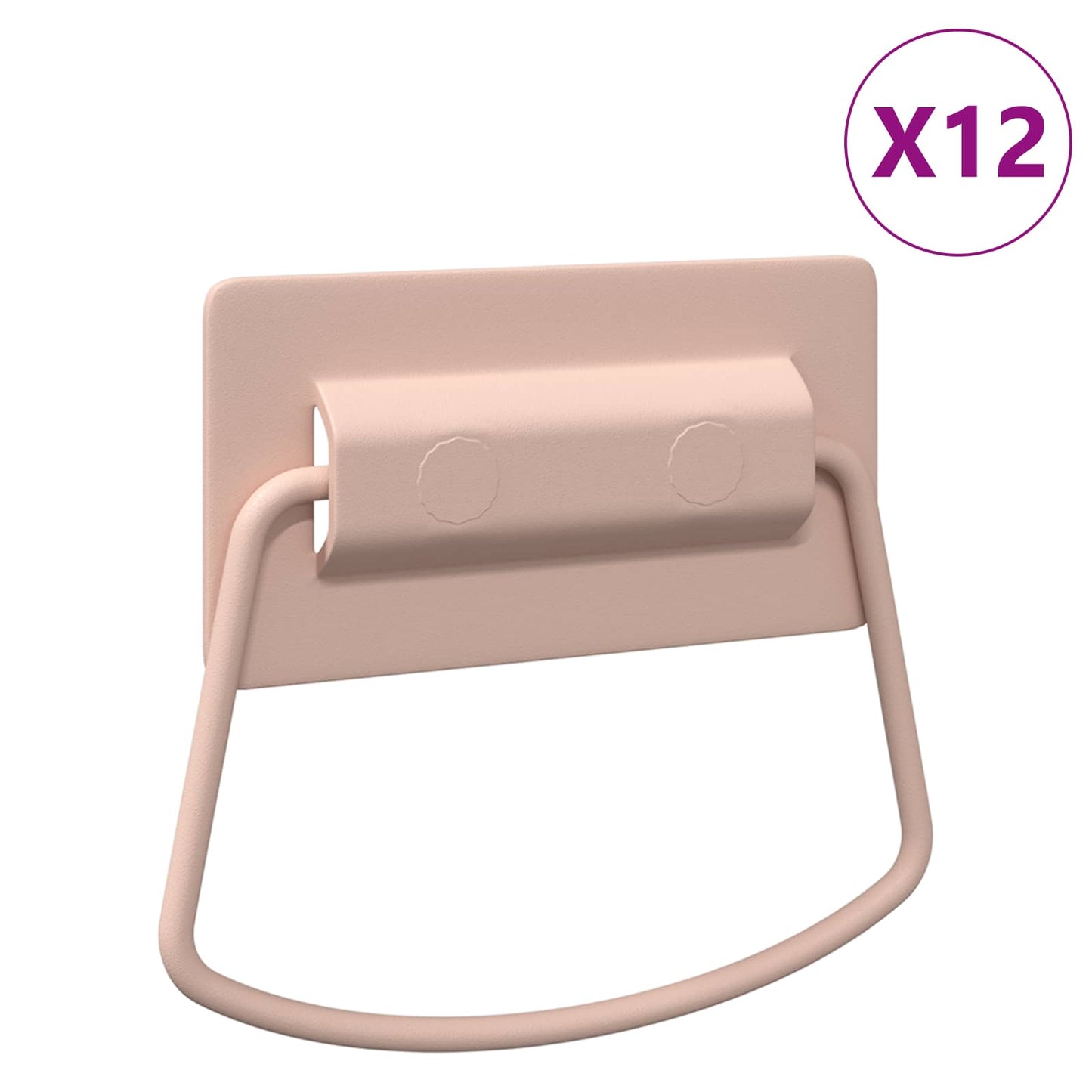 vidaXL Χερούλια Ντουλαπιών 12 τμχ. Ροζ 85 x 45 χιλ Μέταλλο