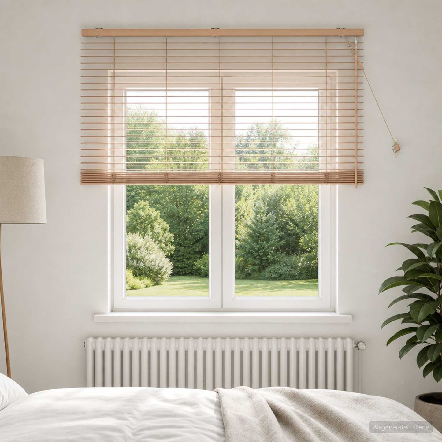 vidaXL Βενετσιάνικη Σκίαση Όψη Δρύς 125 x 130 εκ 35 mm