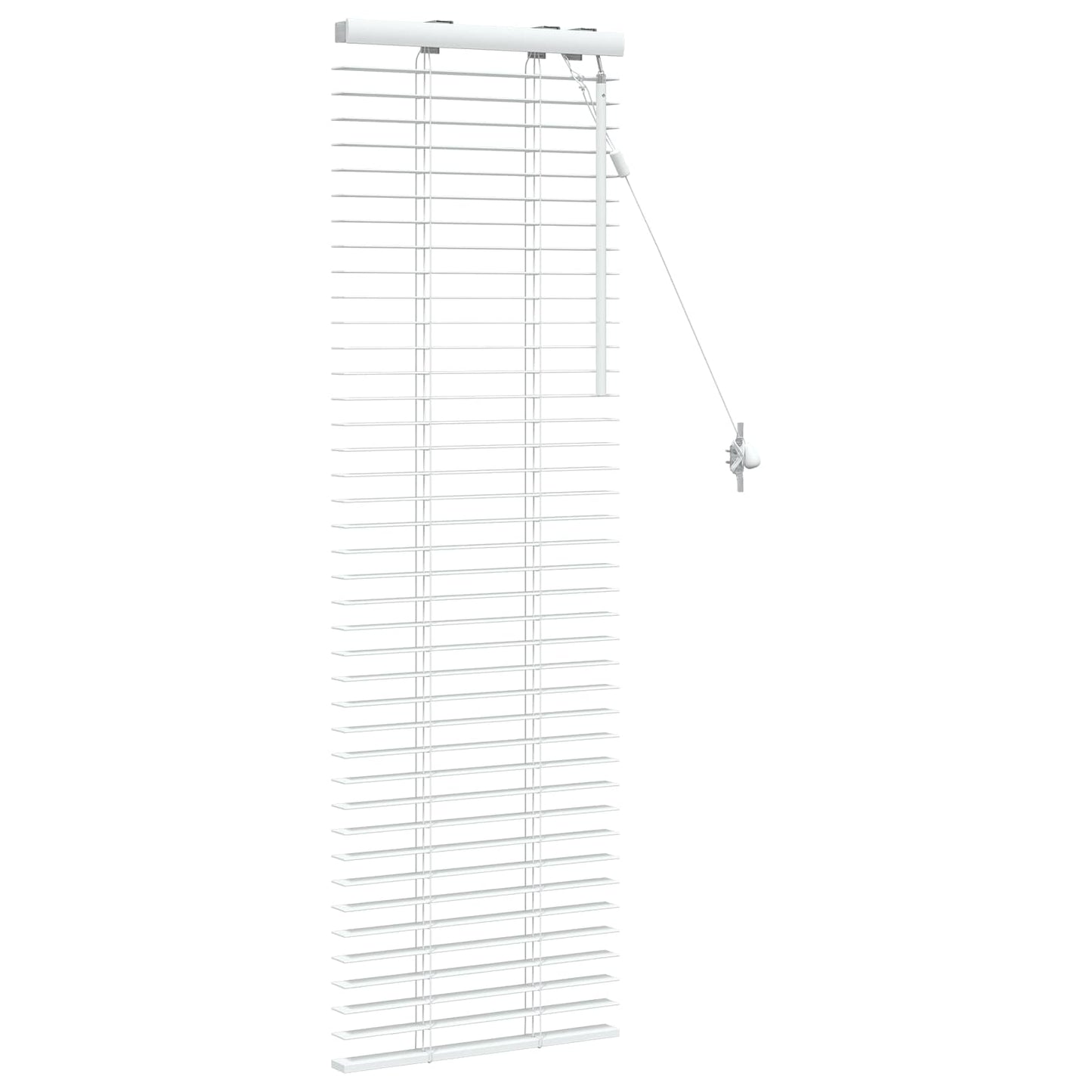 vidaXL Βενετσιάνικη Σκίαση Λευκό 40 x 130 εκ 35 mm