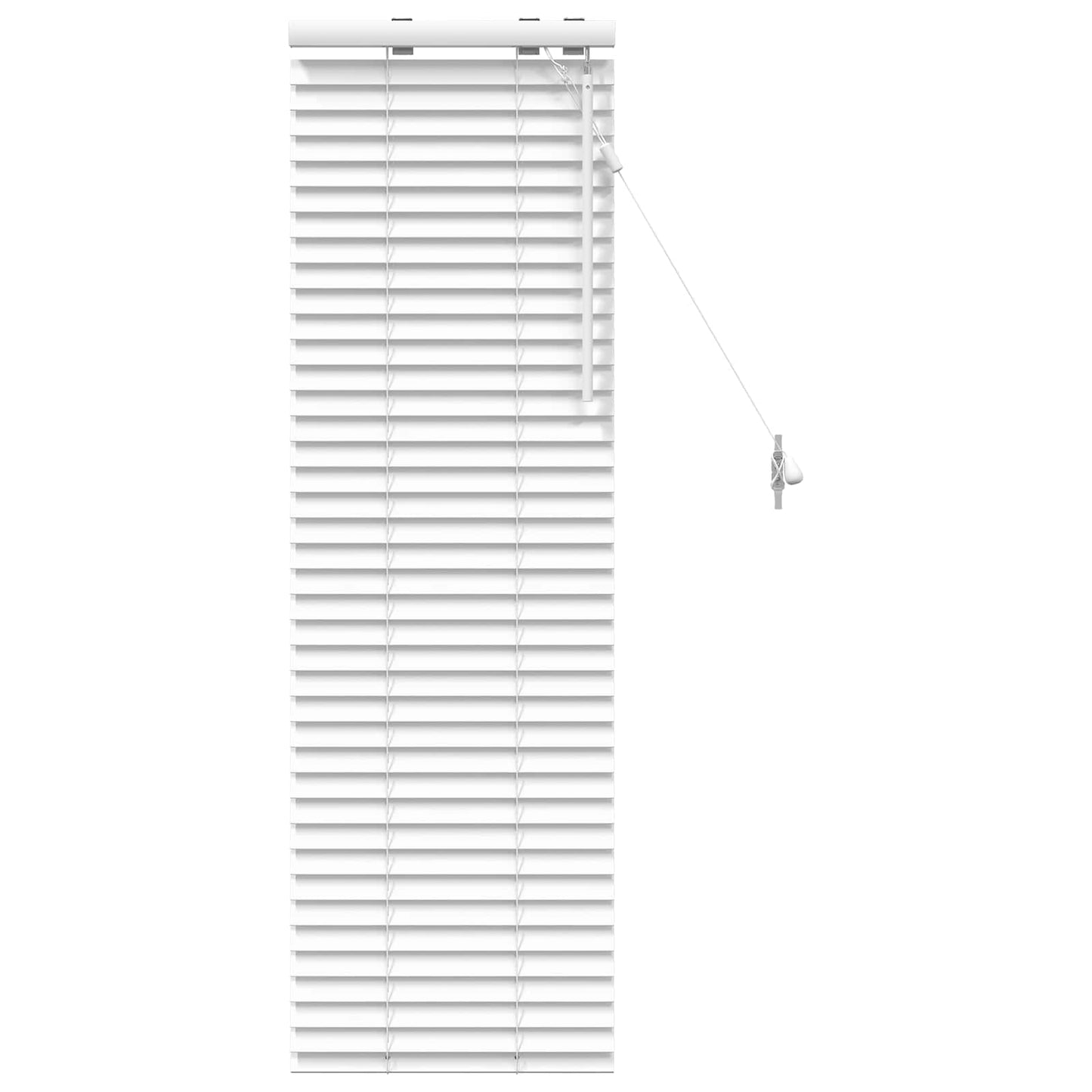 vidaXL Βενετσιάνικη Σκίαση Λευκό 45 x 130 εκ 35 mm