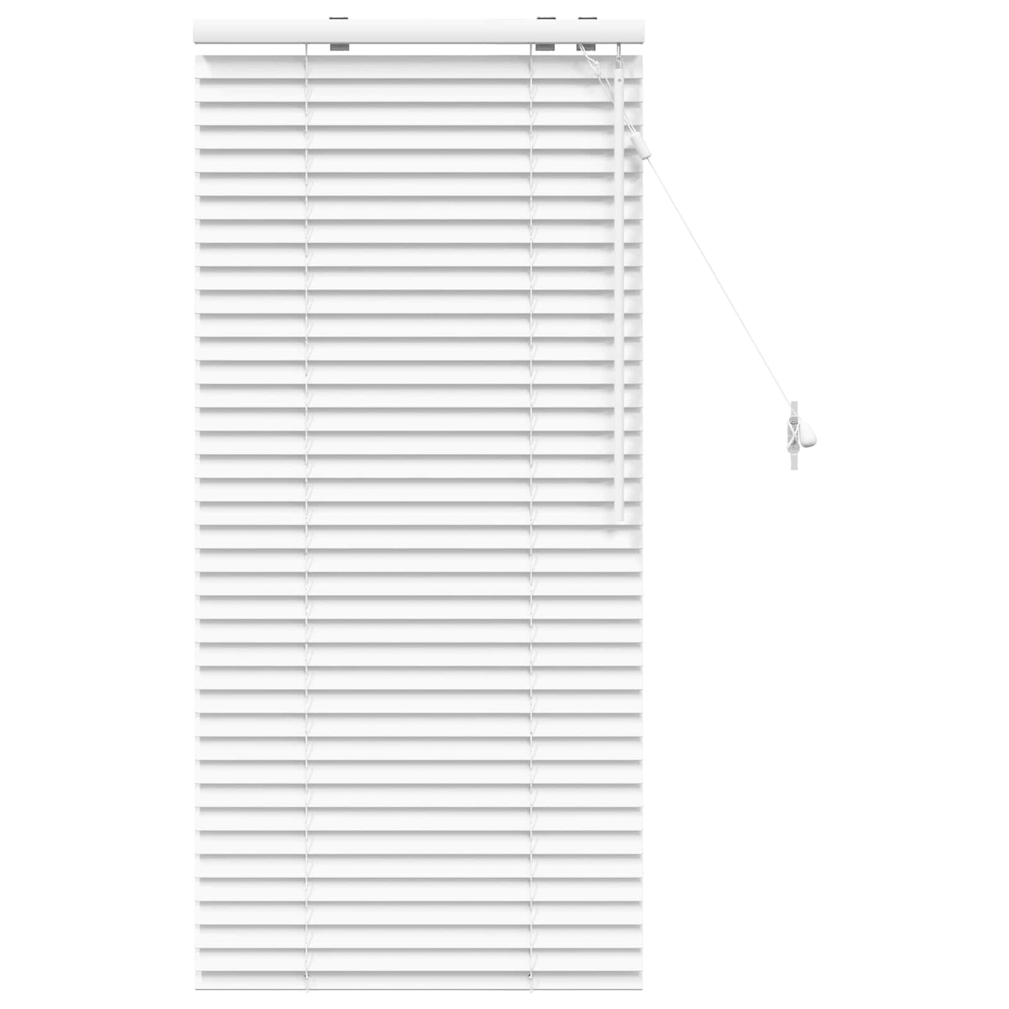 vidaXL Βενετσιάνικη Σκίαση Λευκό 60 x 130 cm 35 mm
