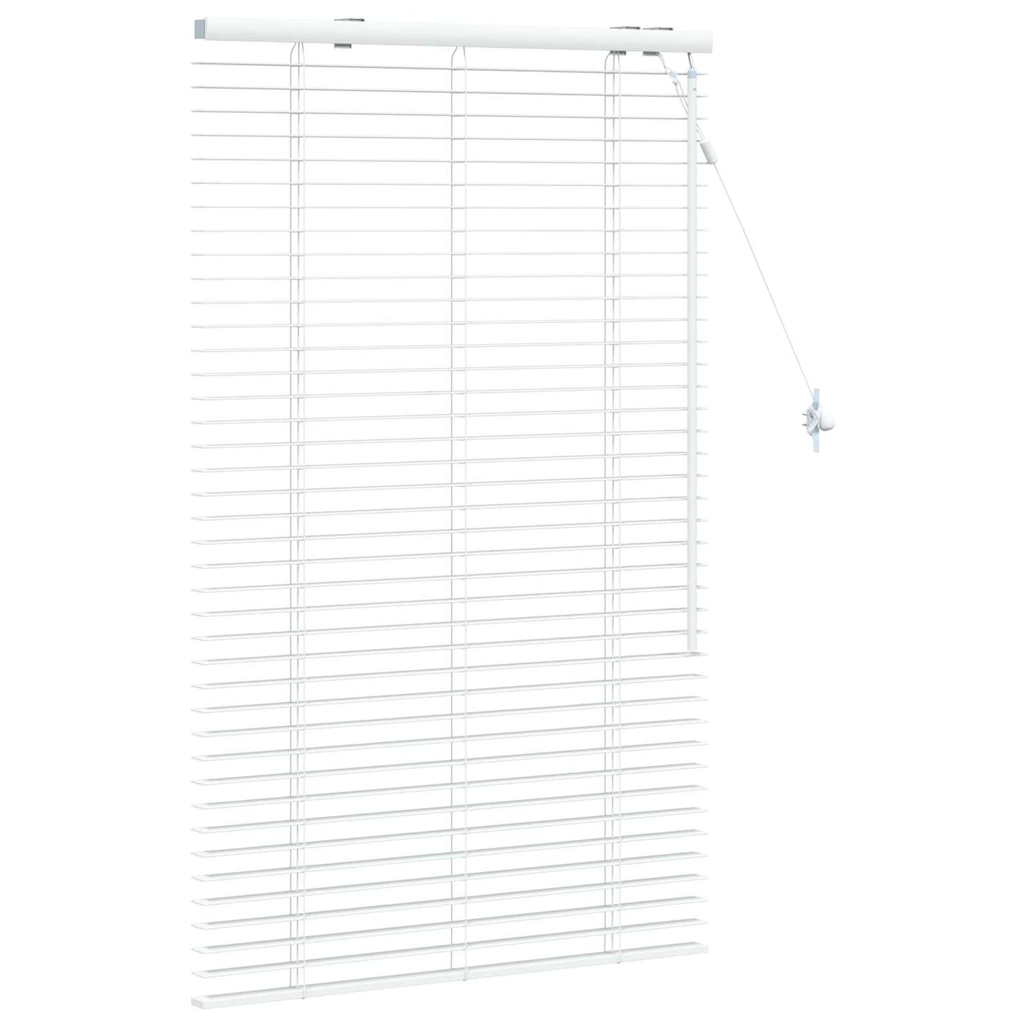vidaXL Βενετσιάνικη Σκίαση Λευκό 70 x 130 εκ 35 mm