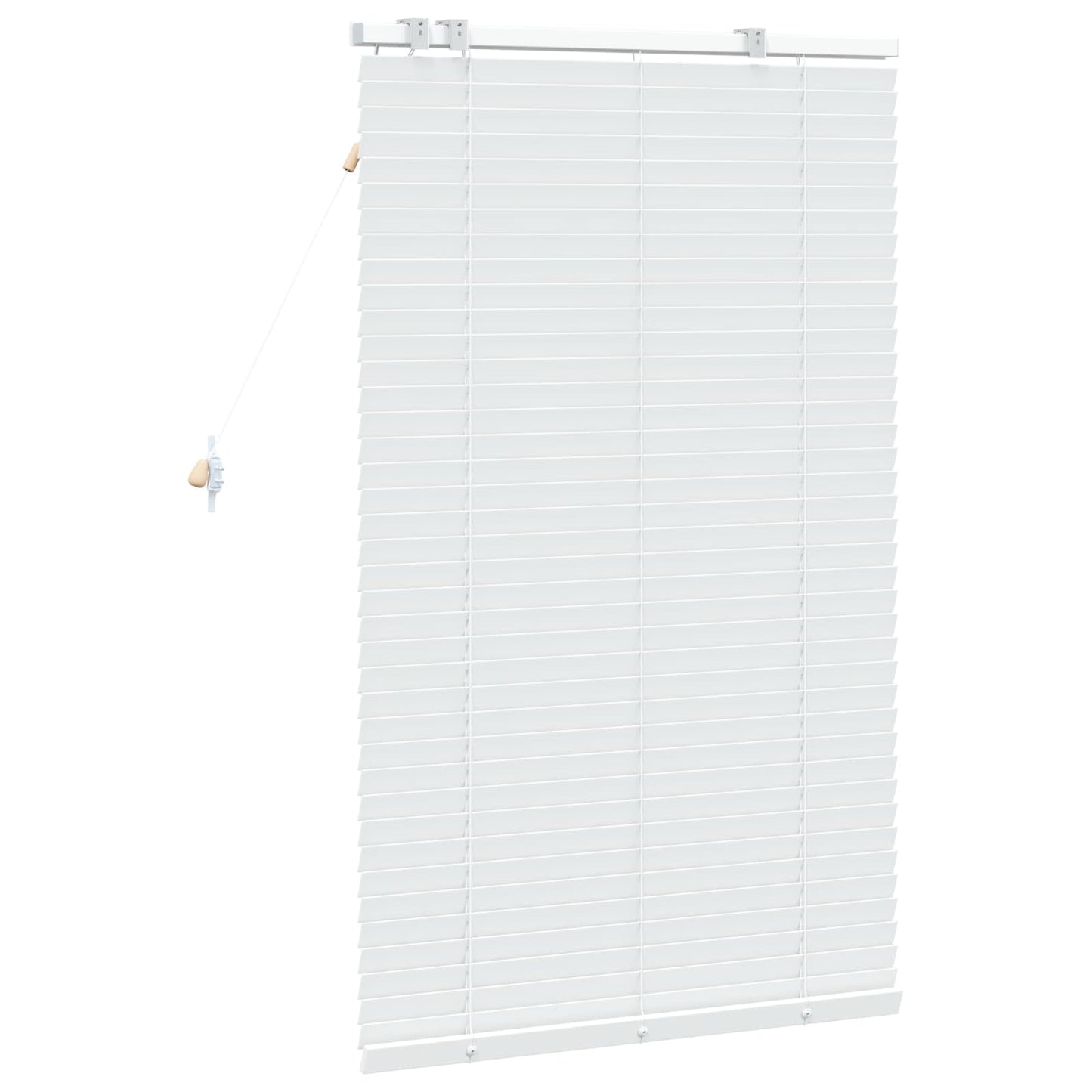 vidaXL Βενετσιάνικη Σκίαση Λευκό 85 x 130 εκ 35 mm