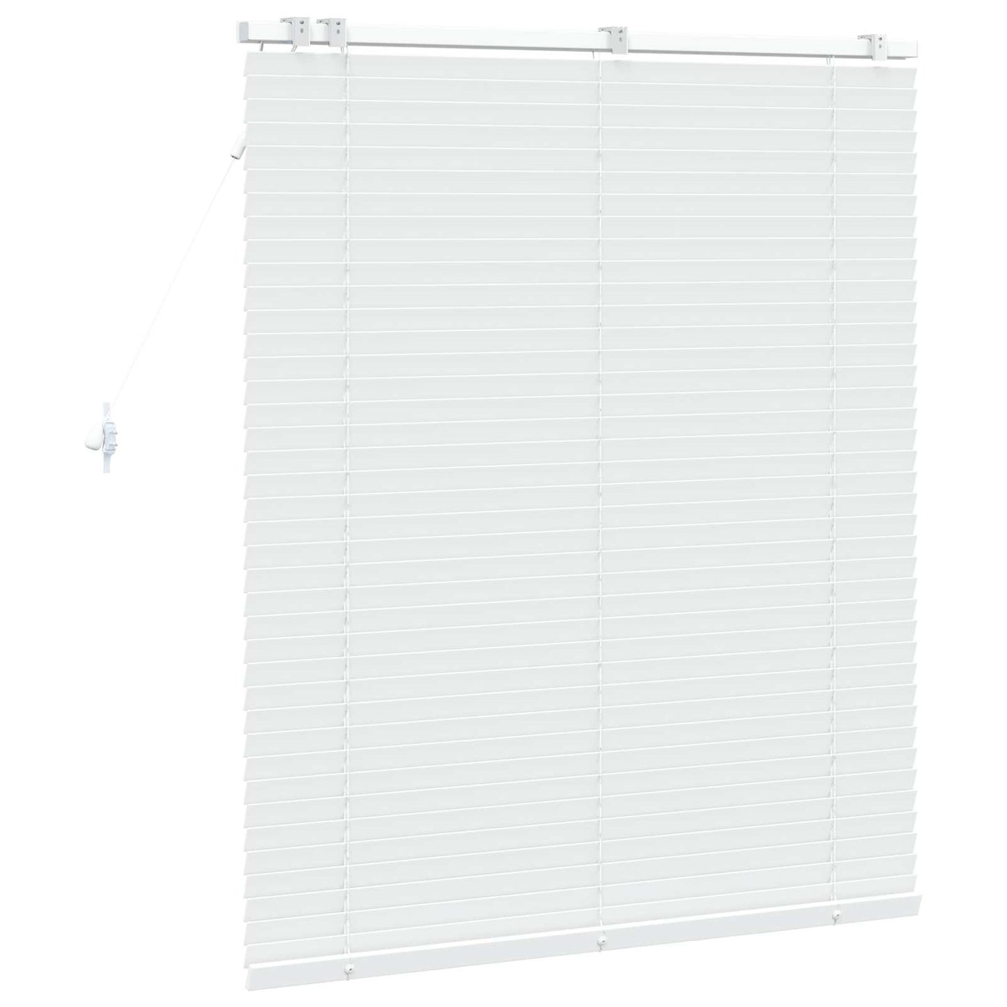 vidaXL Βενετσιάνικη Σκίαση Λευκό 105 x 130 cm 35 mm