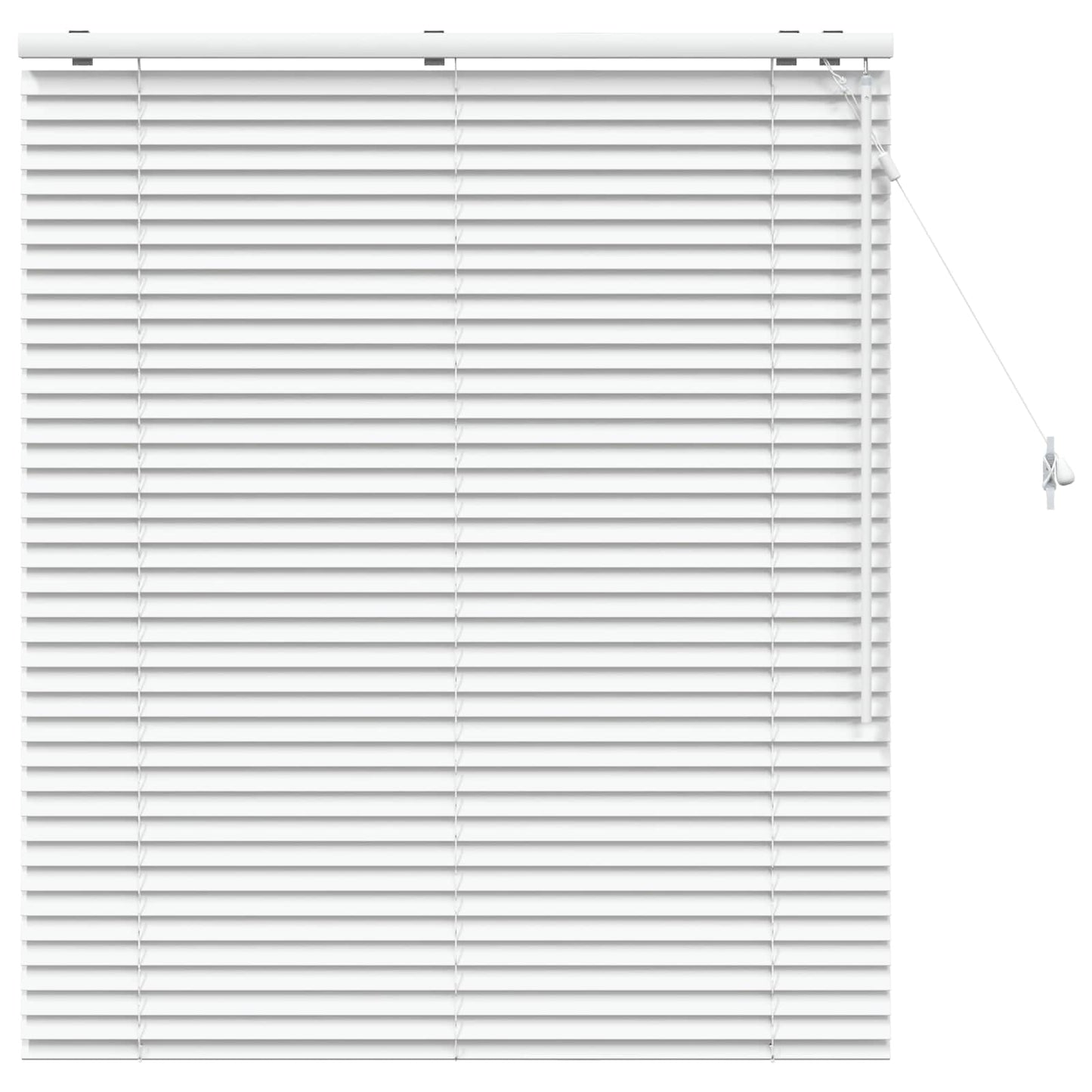 vidaXL Βενετσιάνικη Σκίαση Λευκό 110 x 130 cm 35 mm