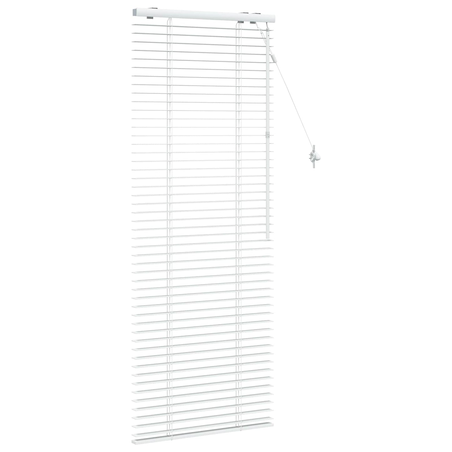 vidaXL Βενετσιάνικη Σκίαση Λευκό 65 x 160 εκ. 35 mm