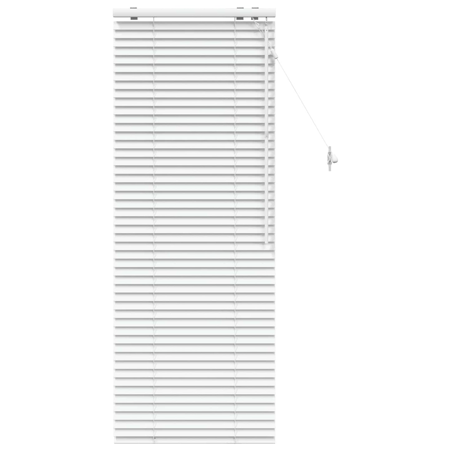 vidaXL Βενετσιάνικη Σκίαση Λευκό 65 x 160 εκ. 35 mm