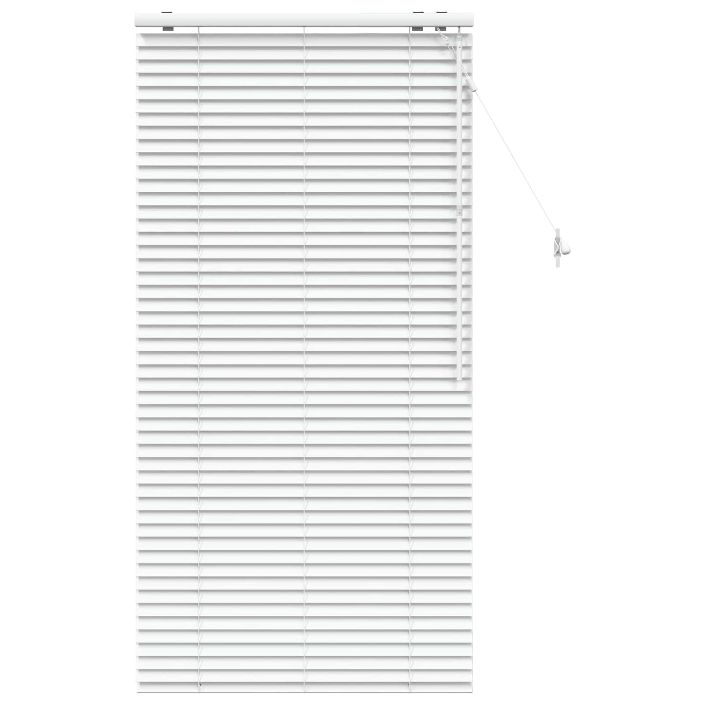 vidaXL Βενετσιάνικη Σκίαση Λευκό 75 x 160 εκ. 35 mm