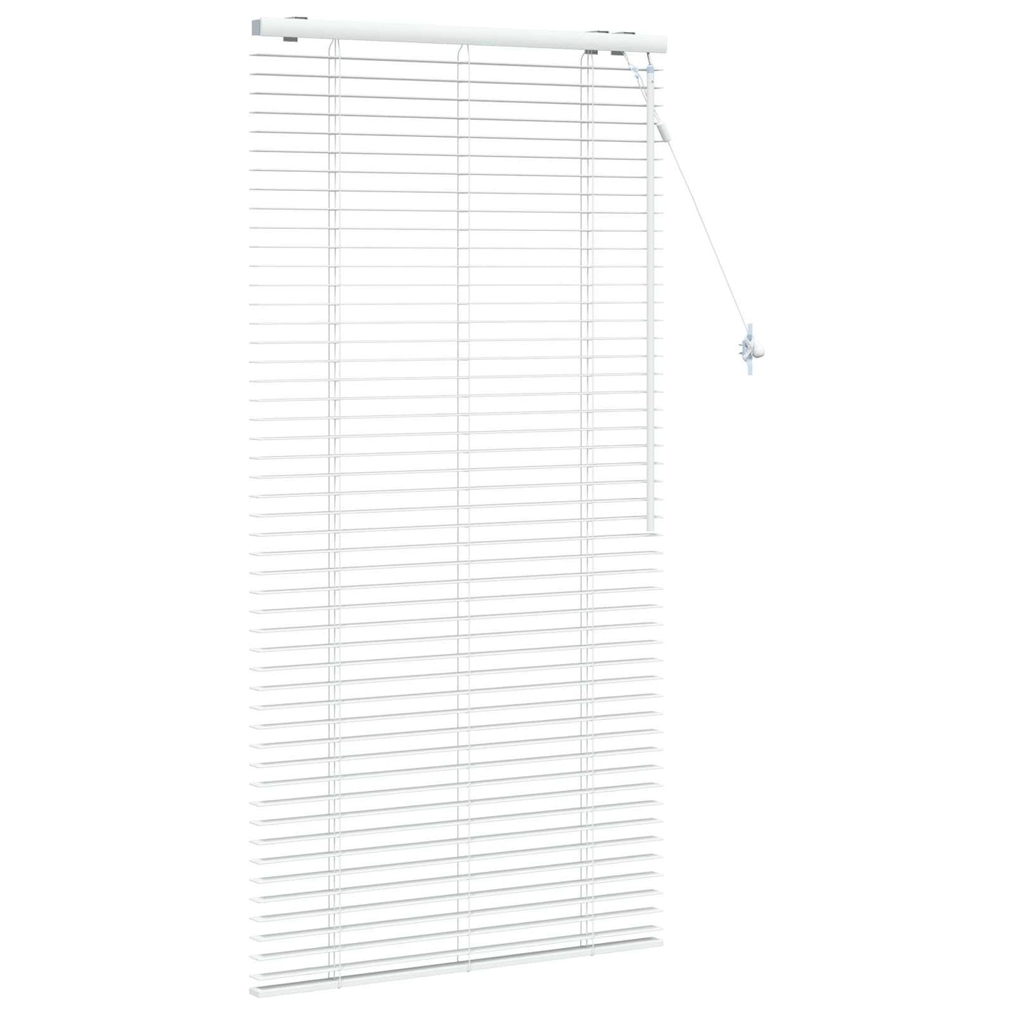 vidaXL Βενετσιάνικη Σκίαση Λευκό 80 x 160 cm 35 mm
