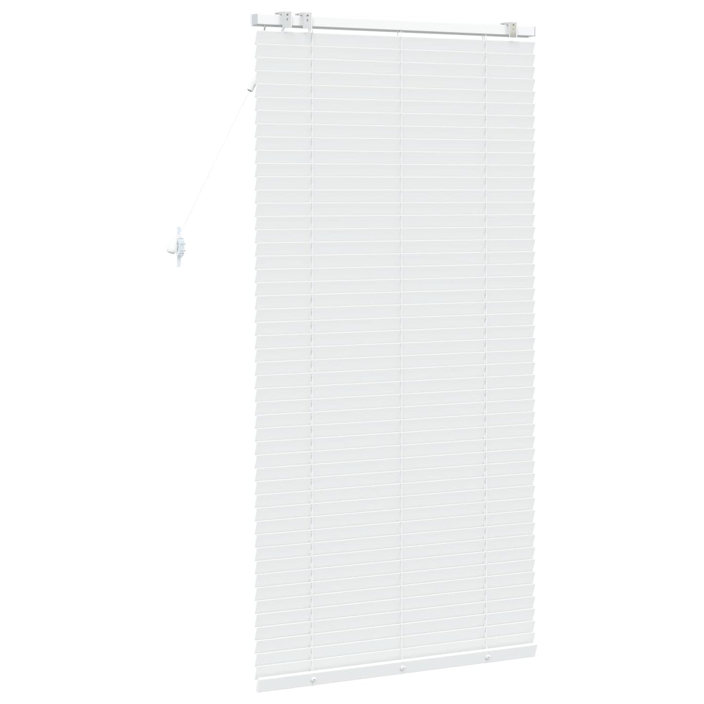vidaXL Βενετσιάνικη Σκίαση Λευκό 90 x 160 εκ. 35 mm