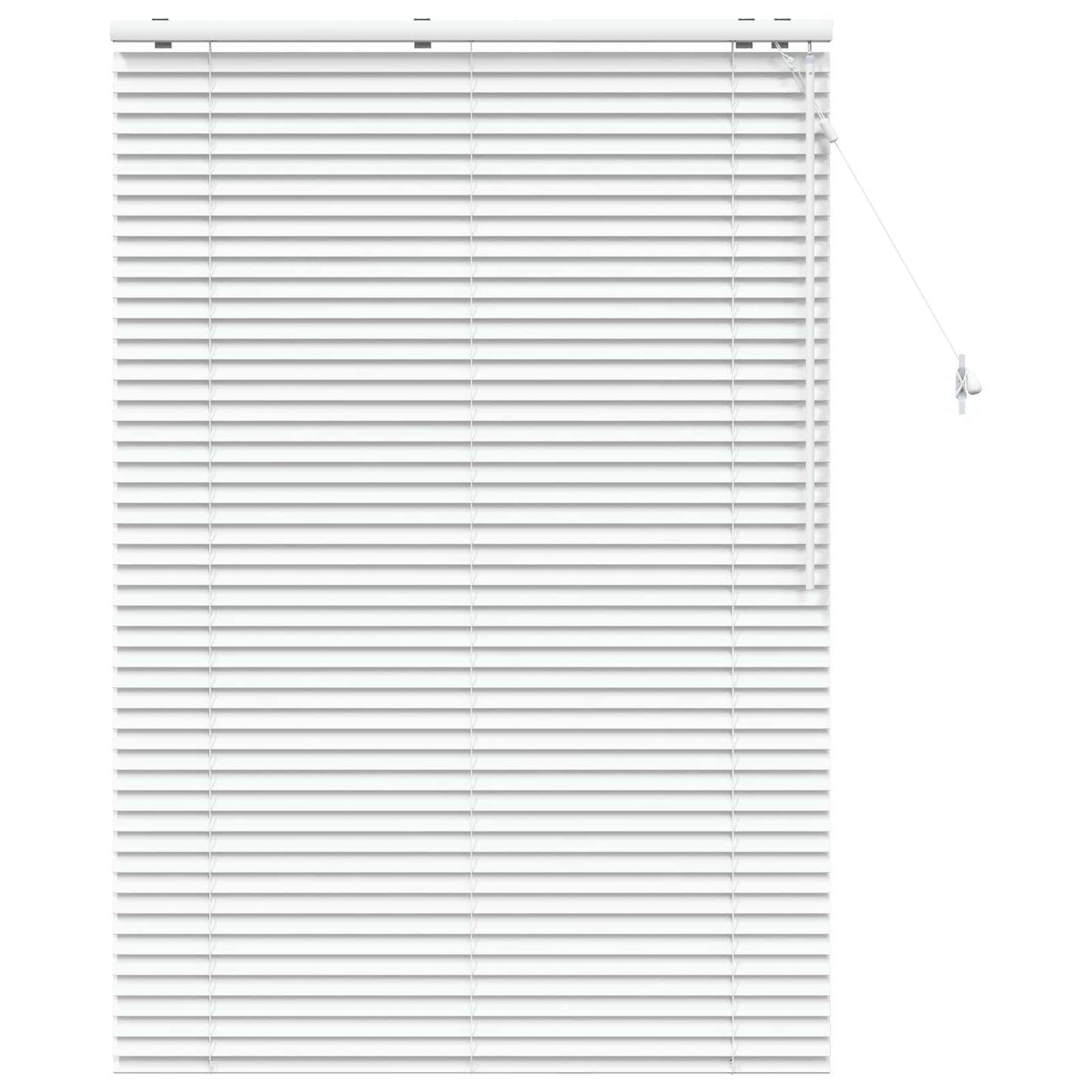 vidaXL Βενετσιάνικη Σκίαση Λευκό 110 x 160 cm 35 mm
