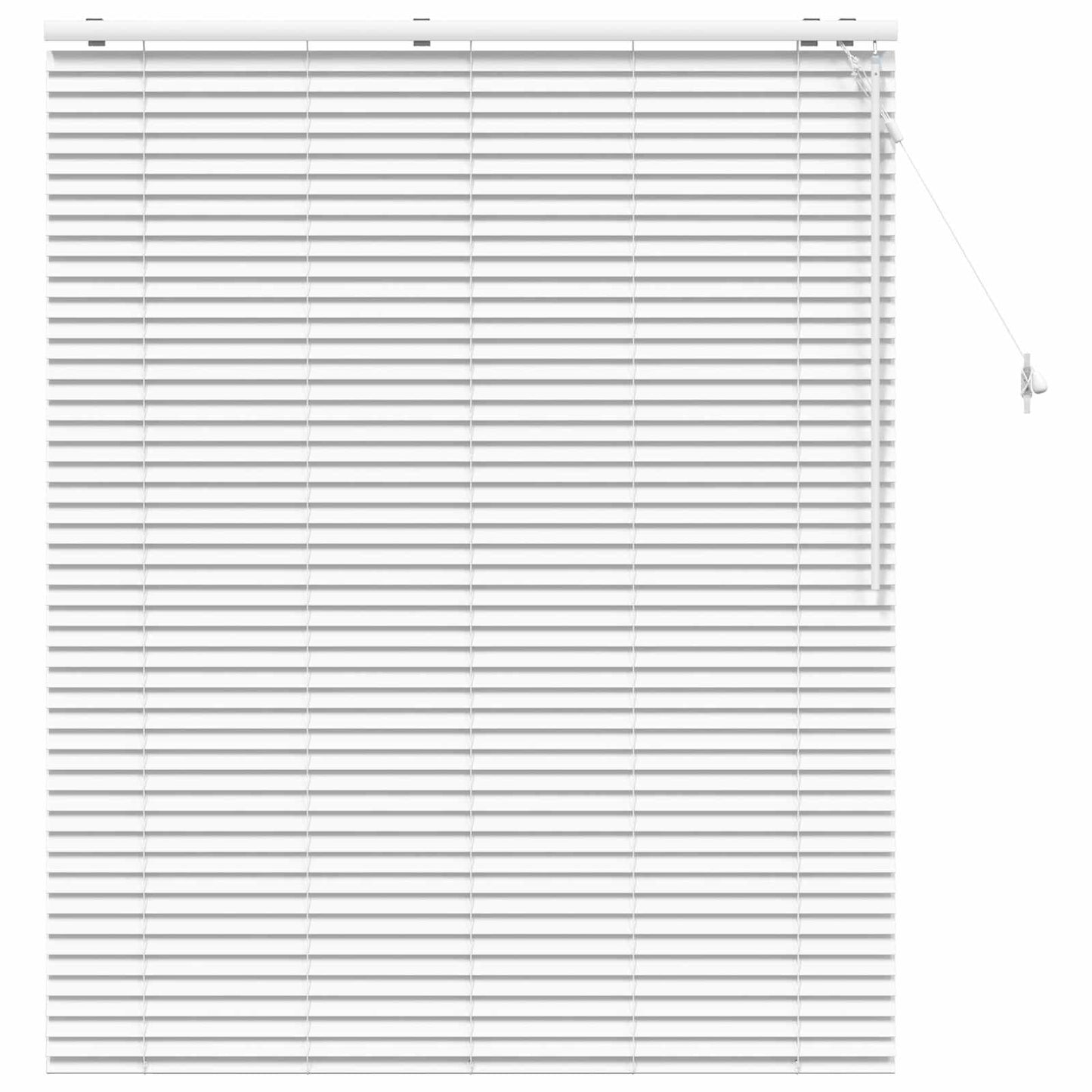 vidaXL Βενετσιάνικη Σκίαση Λευκό 135 x 160 εκ. 35 mm