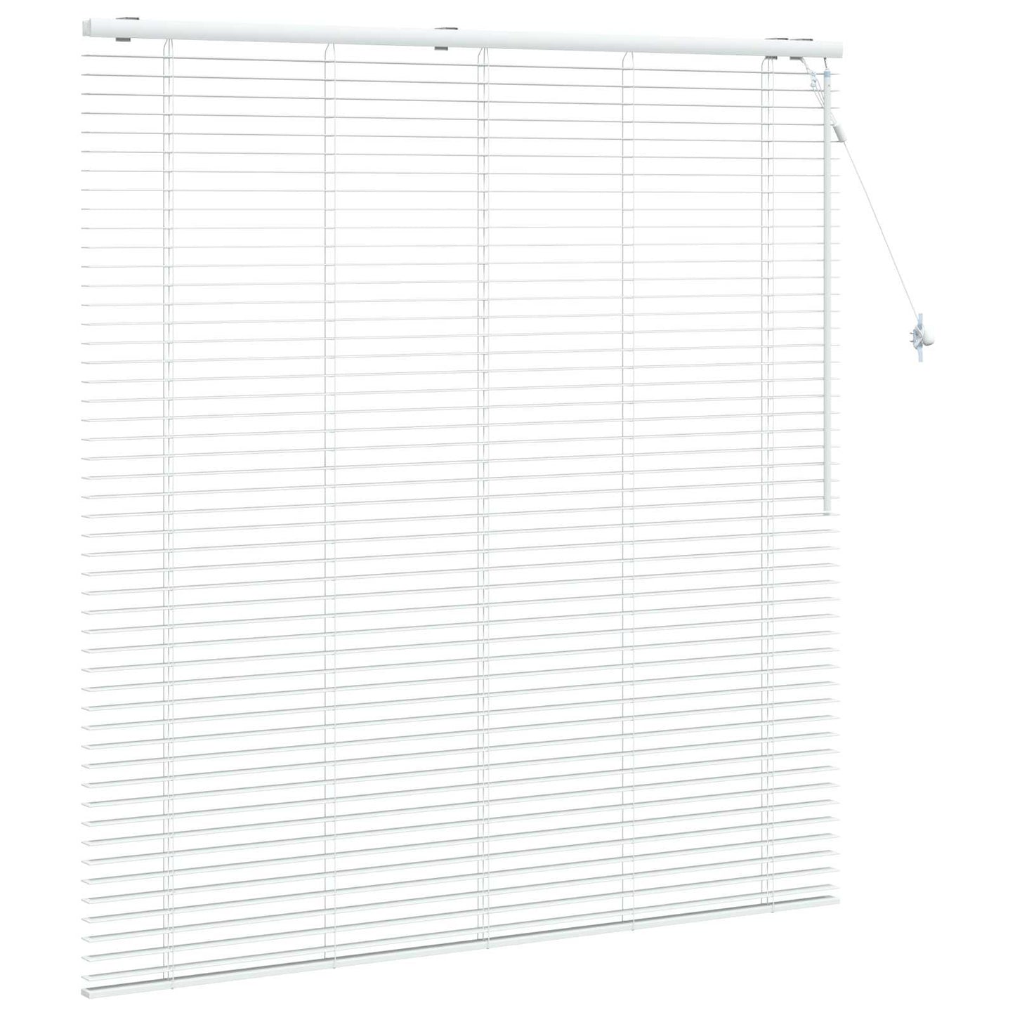 vidaXL Βενετσιάνικη Σκίαση Λευκό 150 x 160 cm 35 mm