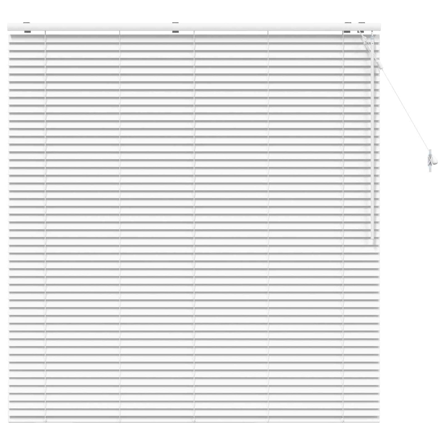 vidaXL Βενετσιάνικη Σκίαση Λευκό 150 x 160 cm 35 mm