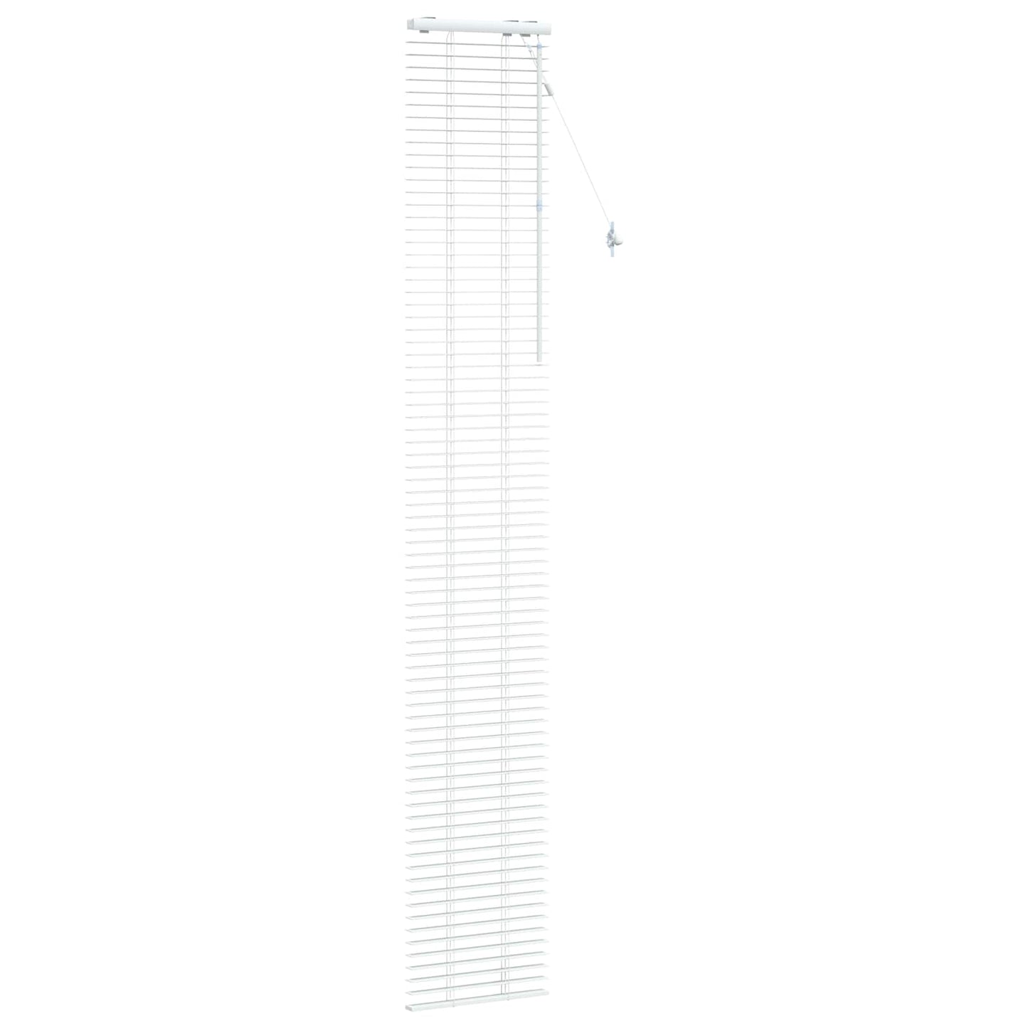 vidaXL Βενετσιάνικη Σκίαση Λευκό 50 x 250 εκ. 35 mm
