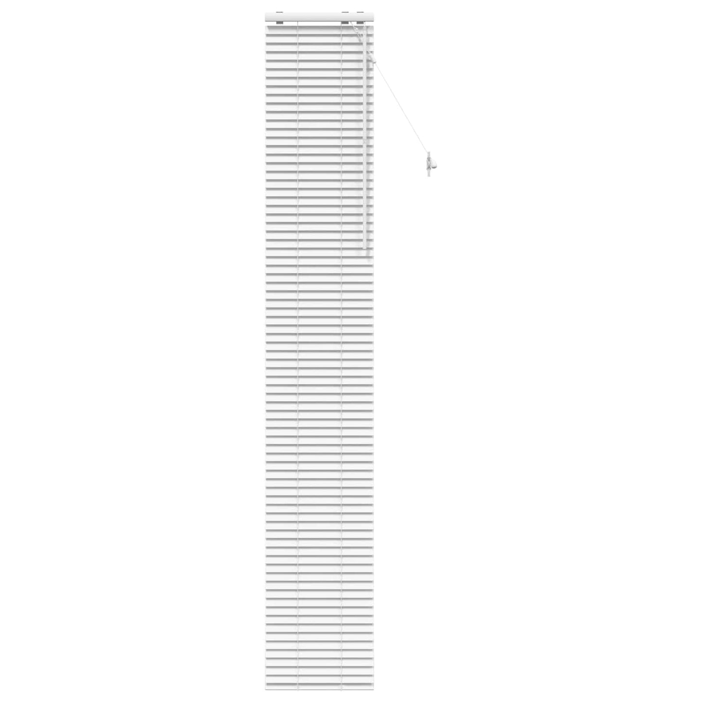 vidaXL Βενετσιάνικη Σκίαση Λευκό 50 x 250 εκ. 35 mm