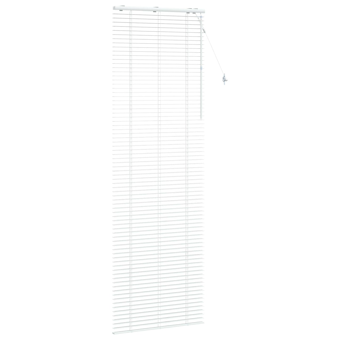 vidaXL Βενετσιάνικη Σκίαση Λευκό 75 x 250 εκ. 35 mm