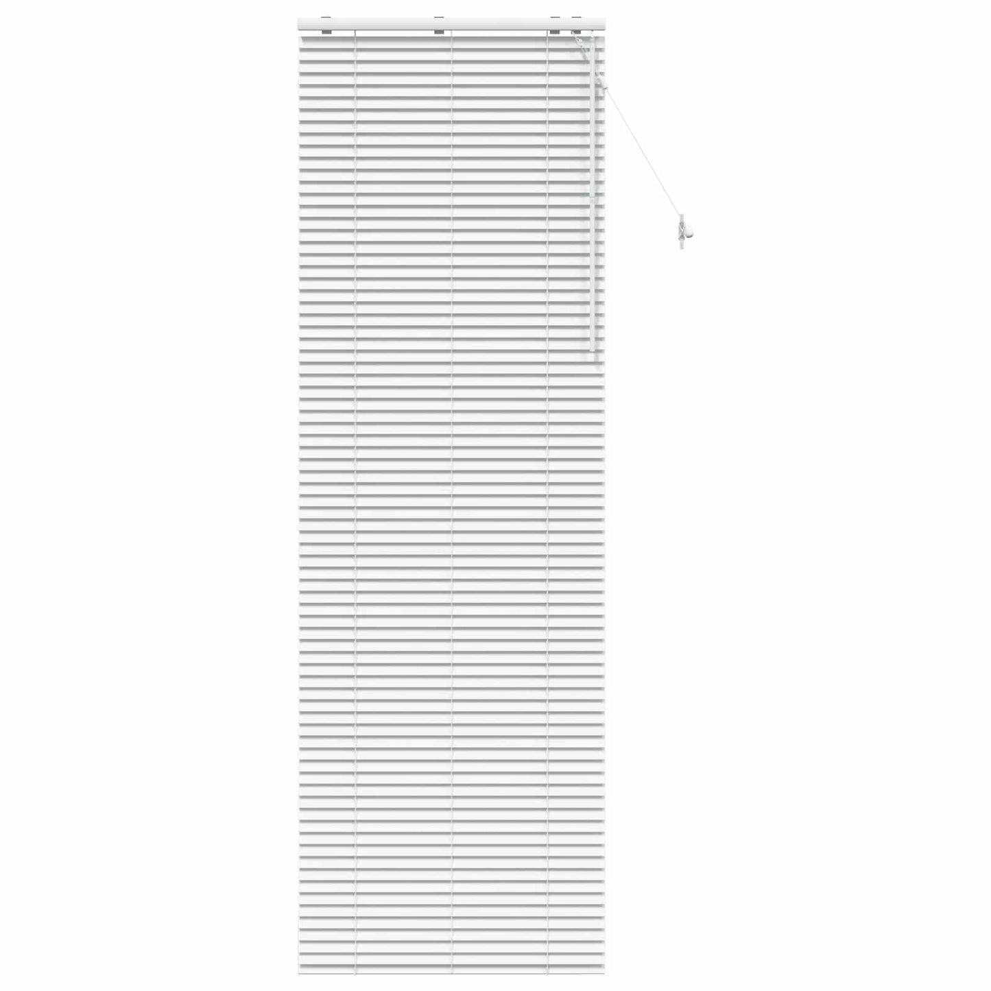 vidaXL Βενετσιάνικη Σκίαση Λευκό 75 x 250 εκ. 35 mm